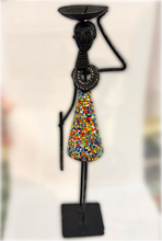 Load image into Gallery viewer, Beaded Maasai Candle Holder