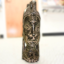 Load image into Gallery viewer, Hand Carved Queen Bust