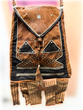 Load image into Gallery viewer, Authentic Handmade Ghanian Leather Satchel