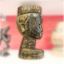 Load image into Gallery viewer, Hand Carved King Bust