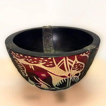 Load image into Gallery viewer, Authentic Hand Carved Bowl with Tin Inlay