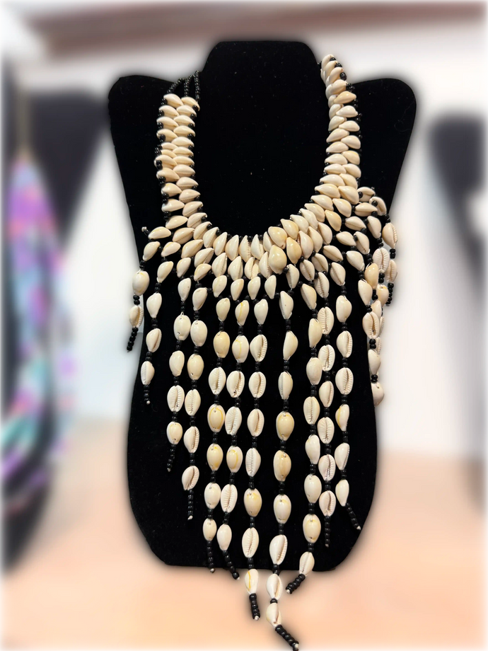 Stunning Cowrie Shell Collar Necklace