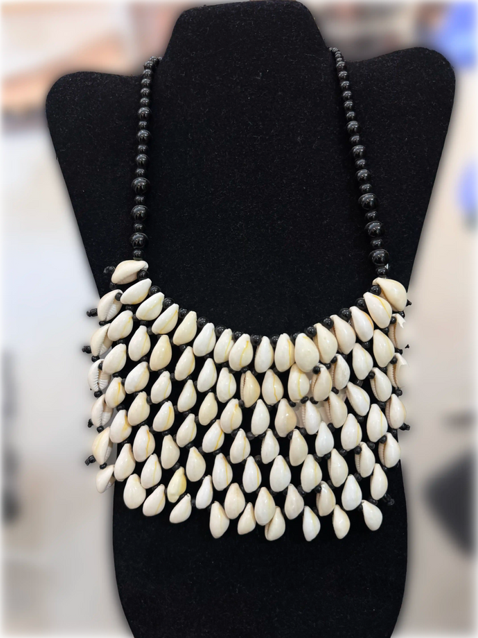 Stunning Cowrie Shell Collar Necklace