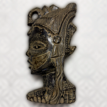 Load image into Gallery viewer, Hand Carved Queen Bust

