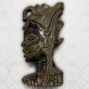 Hand Carved Queen Bust