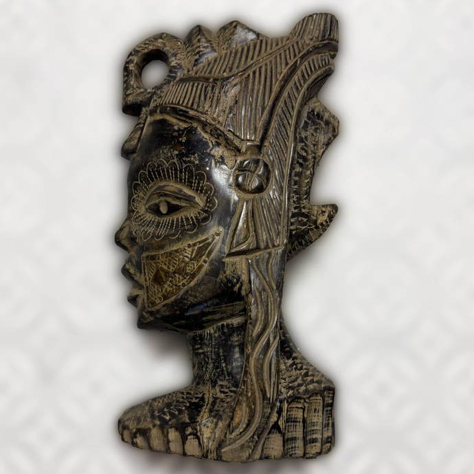 Hand Carved Queen Bust