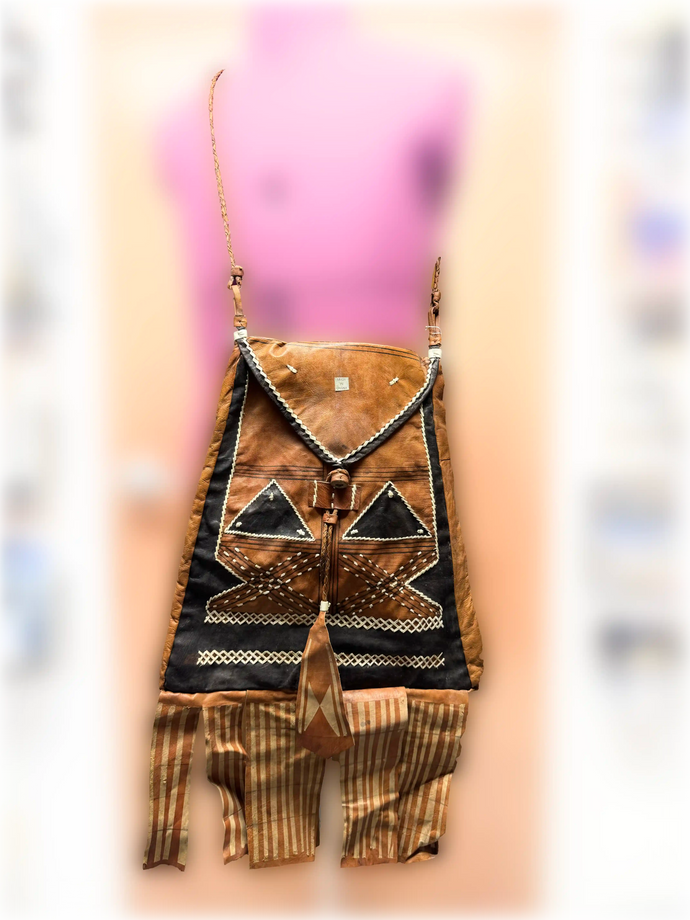 Authentic Handmade Ghanian Leather Satchel