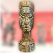Load image into Gallery viewer, Hand Carved King Bust
