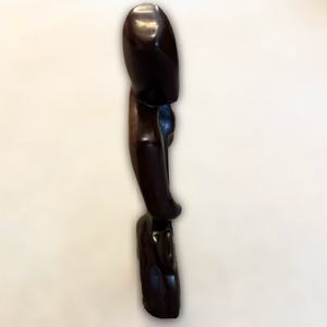 Hand Carved Jazz Man Abstract Statue