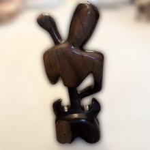 Load image into Gallery viewer, Hand Carved Jazz Man Abstract Statue
