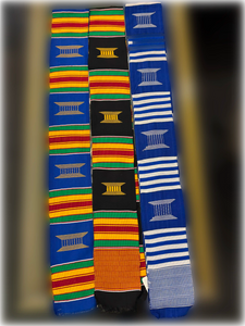 Authentic Hand Woven Kente Stoles