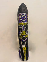 Load image into Gallery viewer, Authentic Ghanaian Beaded Wooden Mask

