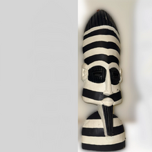 Load image into Gallery viewer, Authentic Painted Black and White Mask
