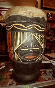 Authentic Hand Carved Ghanaian Drum