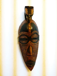 Authentic Hand Carved Ghanaian Mask