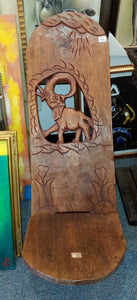 Hand Carved Lazy Chair - Large