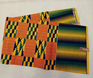 "Kente' Printed Fabric