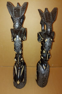 Fulani Bird Mask Statue
