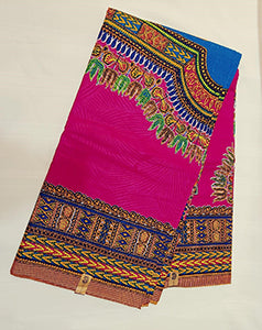 Traditional Print Brocade Fabric