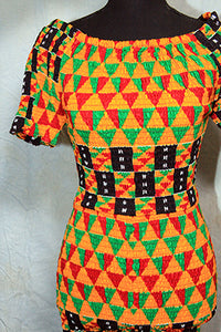 Kente' pattern Women's Jumpsuit