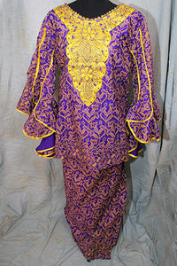 West African Three Piece Women's Dress Set