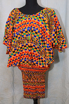 Two Piece African Women's Dress Set