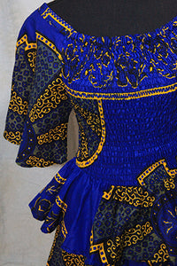 West African Two Piece Blouse & Skirt Set