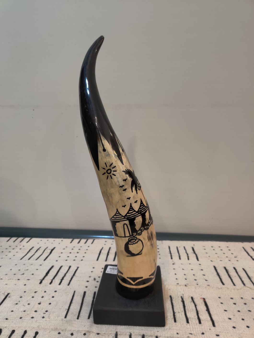 Decorative Cow Horn