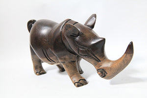 Hand Carved Rhinoceros