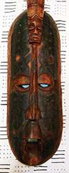 Authentic Hand Carved Ghanaian Mask